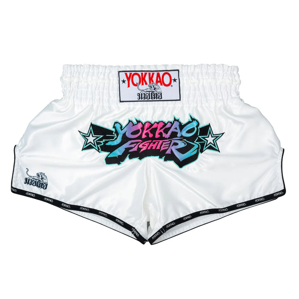 Yokkao Carbonfit Shorts - Fighter KO White